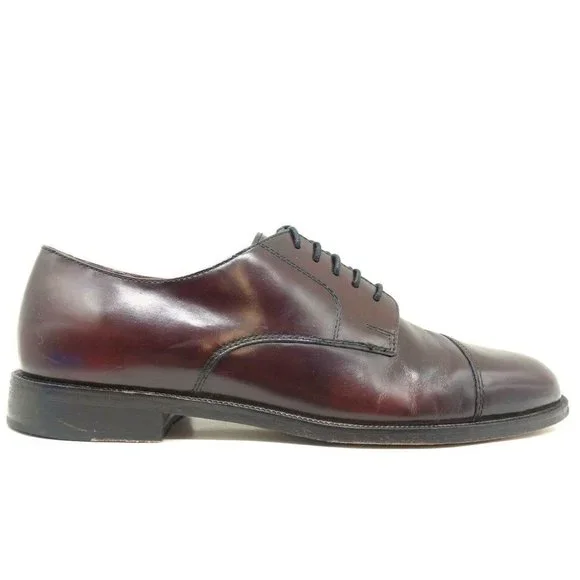 Cole Haan | Shoes | Cole Haan Burgundy Leather Cap Toe Lace  display picture 2